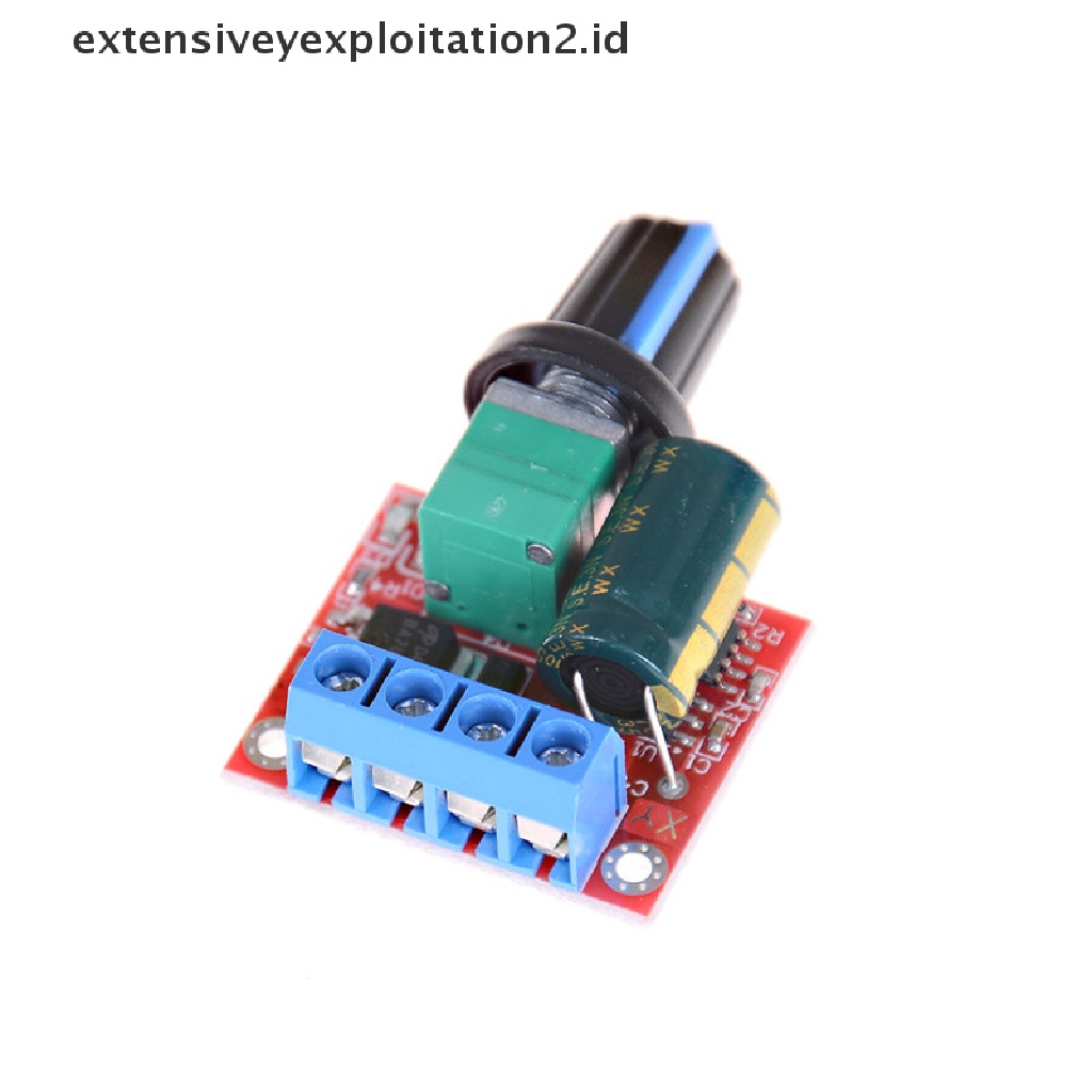 (Hotter) Dc Pwm 5a 4.5v-35v Pengatur Kecepatan Motor