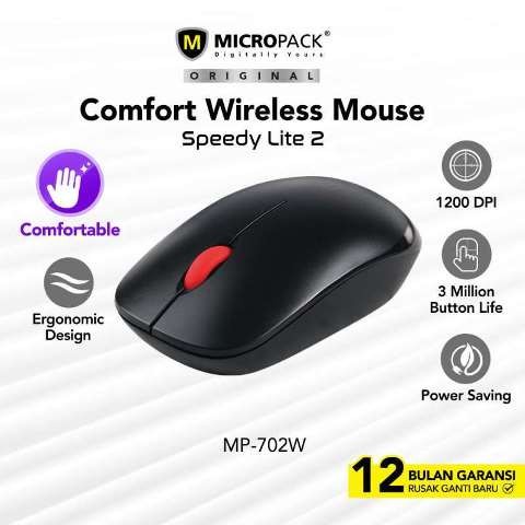 Micropack Speedy Lite 2 Optical Mouse Wireless MP 702W Original