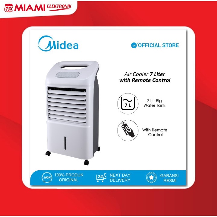 Midea Air Cooler 7.0 Liter AC120-U - Humidifier - Remote Control