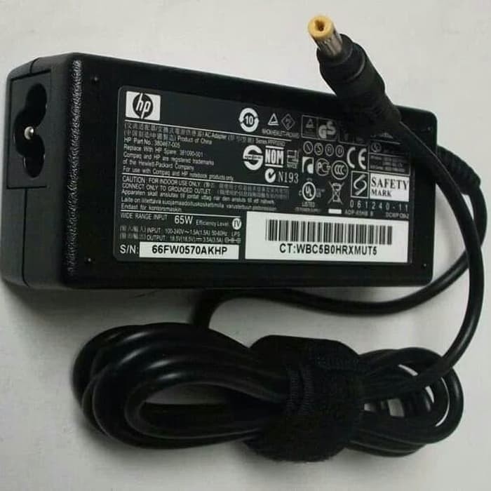 Adaptor Charger LAPTOP HP v3000 510 515 V3000 CQ510 CQ 510 18.5V 3.5A ORI