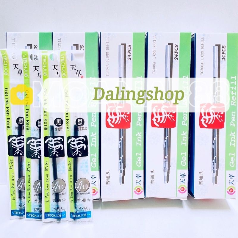 

REFILL PEN TANDATANGAN Refill Pulpen Gel INK Pen Refill TECHJOB TG308A-1.0MM DALINGSHOP