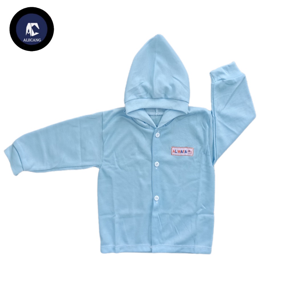 Alecangstore - Setelan Panjang Baju Bayi Laki-laki size 0-6 Bulan MOTIF POLOS