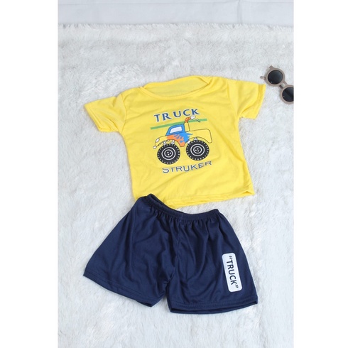 Jeco fashion setetelan baju anak truck