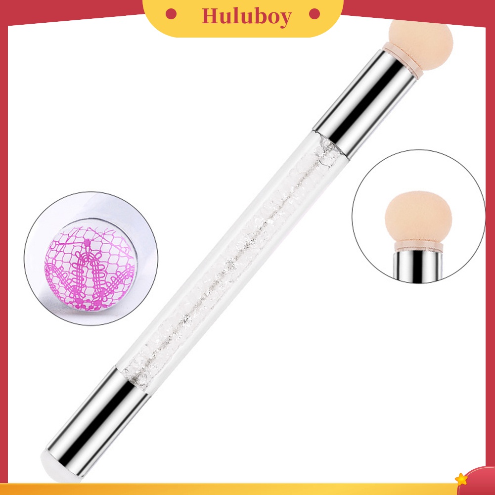 Huluboy Huluboy♡ Brush Pen Dotting Bubuk Glitter Gradasi Untuk Nail Art DIY