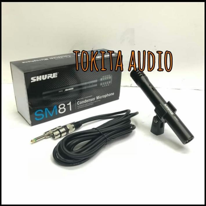 Microphone Condensor Shure Sm 81 Mic Kabel Shure Sm81 Kondensor