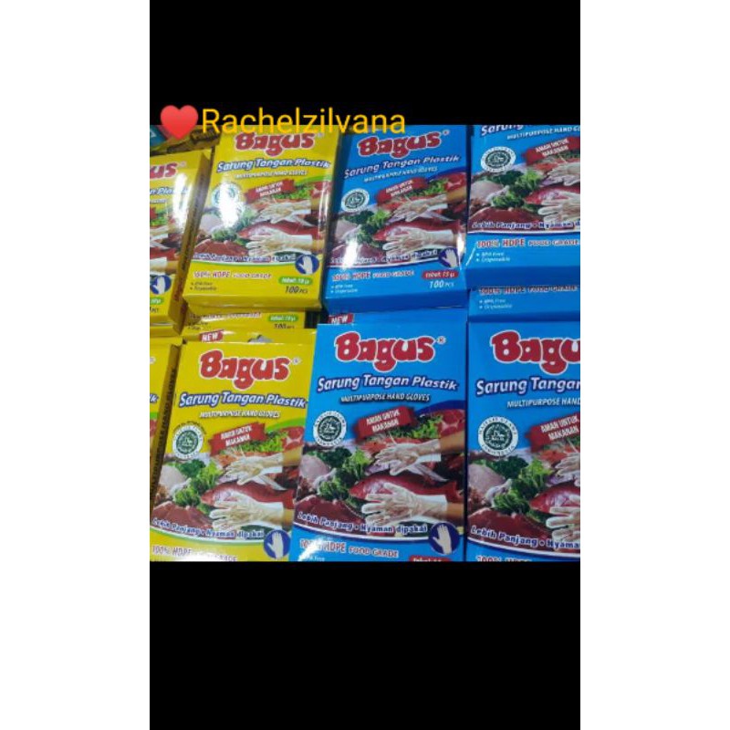 Sarung tangan plastik Bagus
