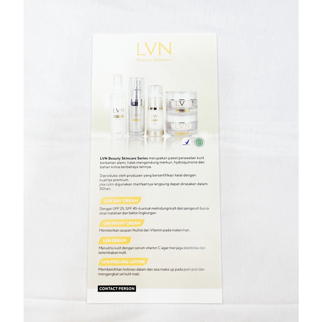 Brosur LVN Skincare