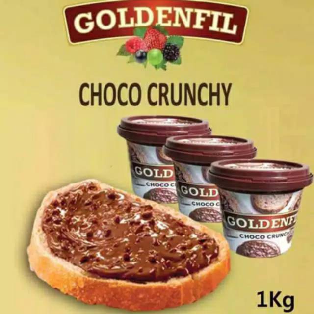 

GOLDENFIL CHOCO CRUNCHY SELAI COKELAT KEMASAN 1KG