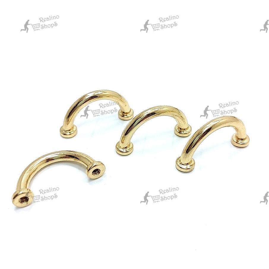 GAWANG OVAL / RING GAWANGAN TAS - 2CM EMAS MUDA