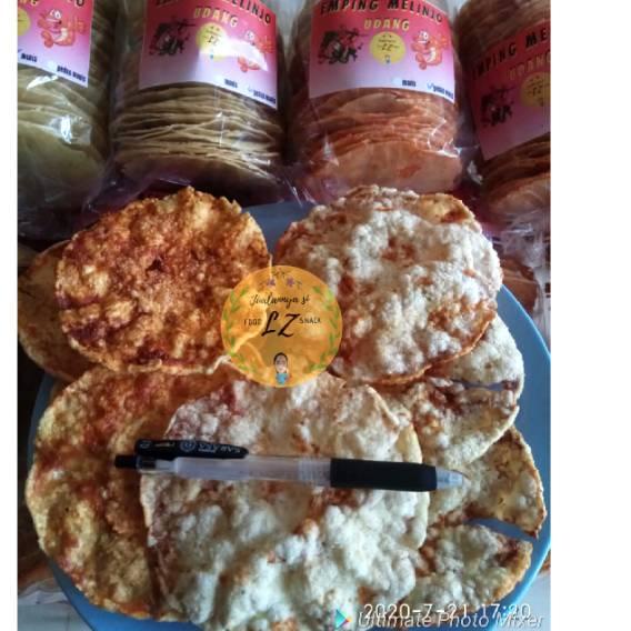 

Ready Stock!! LR091 EMPING MELINJO UDANG BERBUMBU MANIS DAN PEDAS MANIS MENTAH KERUPUK isi 50 lembar
