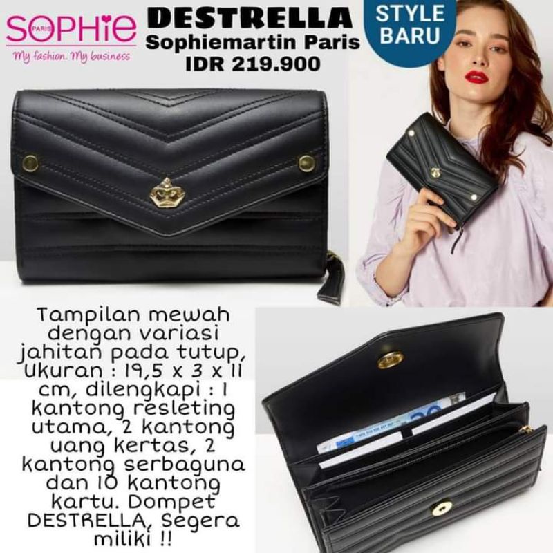 DOMPET WANITA DESTRELLA SOPHIE MARTIN PROMO