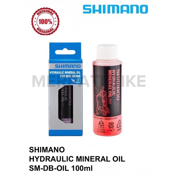 Jual Shimano Mineral Oil 100ml SM-DB-OIL Brake Fluid Minyak Rem ...