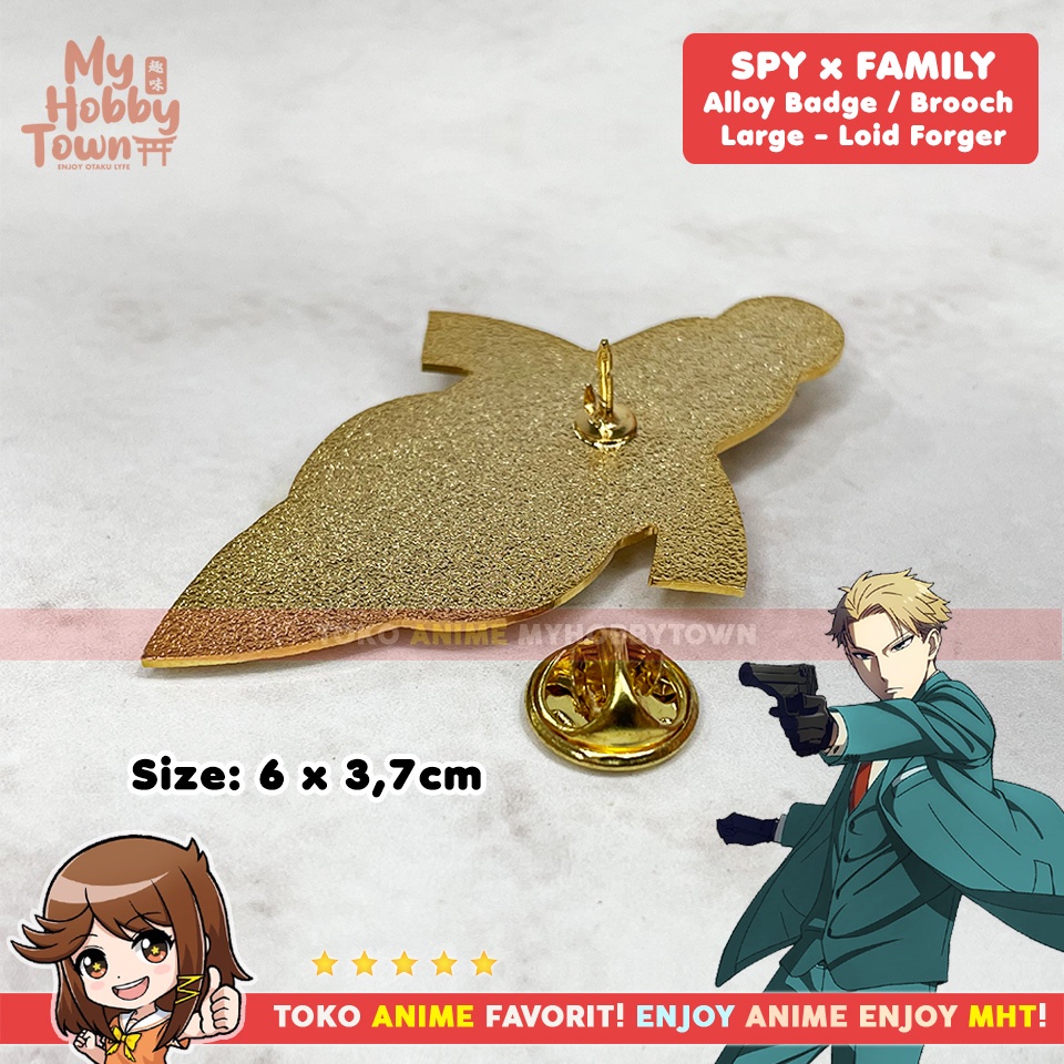 Pin Brooch Spy X Family Loid Forger Cosplay Anime