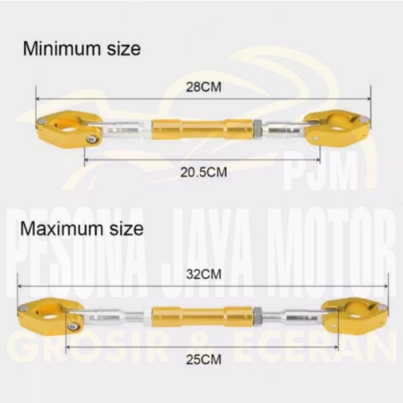 Stabilizer stang palang stang stelan universal semua ukuran stang