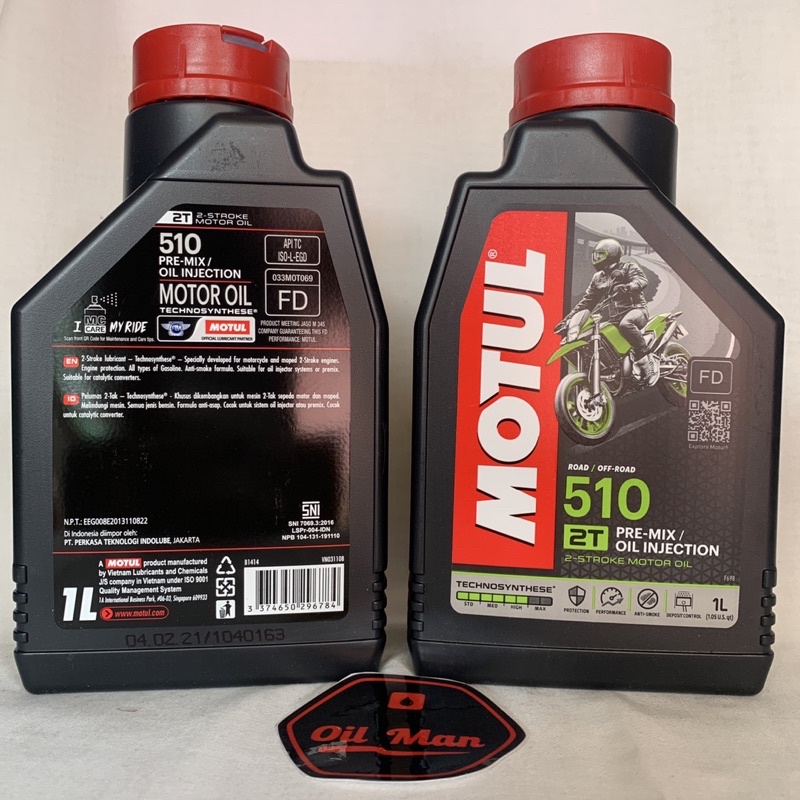 OLI SAMPING MOTUL 510 2T ORIGINAL 100% OLI MOTUL 510 MOTUL 5100