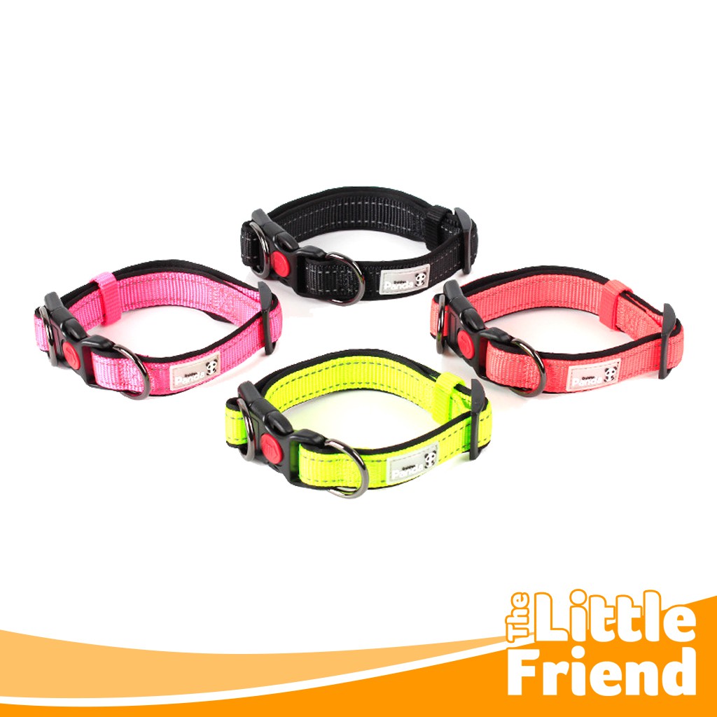 Collar Neck Kalung Gesper Anjing Kucing Nylon Panda Slide Lock Adjustable