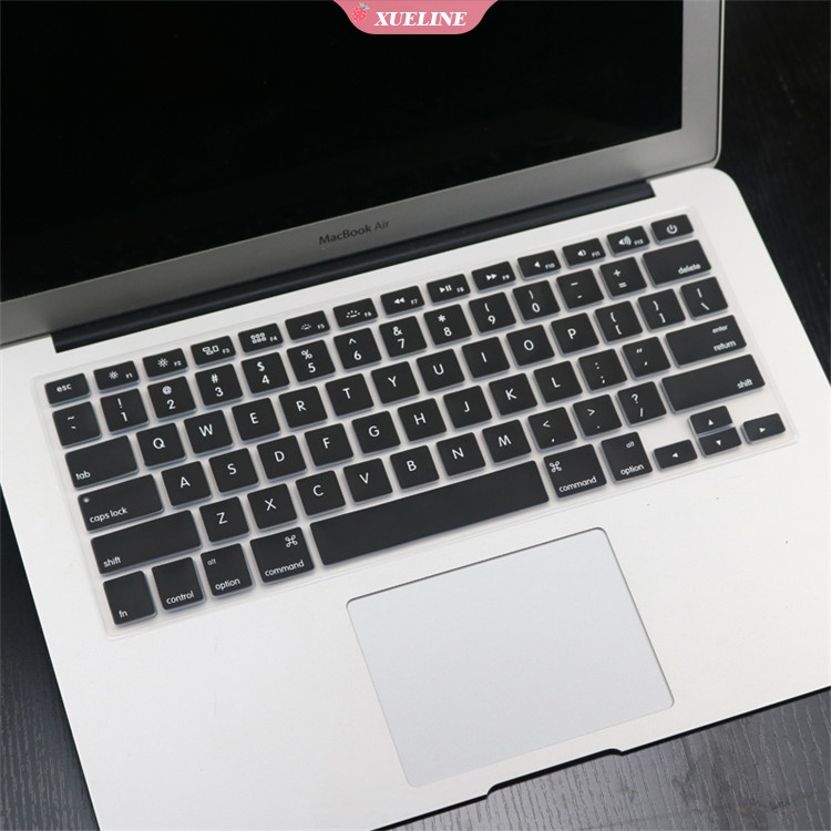 Skin Cover Pelindung Keyboard Bahan Silikon Anti Air Untuk Macbook Pro Air A1466 A1466 A1502