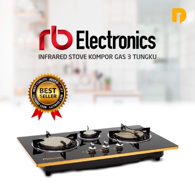 RB Electronics Kompor Infrared 2 tungku & 3 tungku