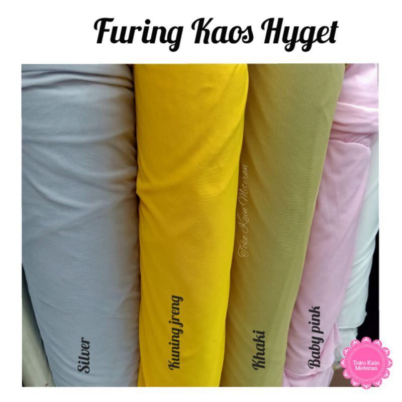 Kain Furing Kaos Hyget Super / Bahan Lapisan Kain
