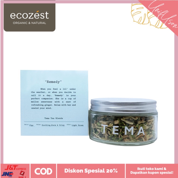 

⭐COD⭐ Tema - Tea Remedy Jar 35g