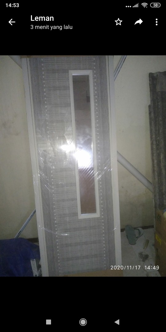 Pintu Kamar Mandi Plastik Pvc Minimalis Remi