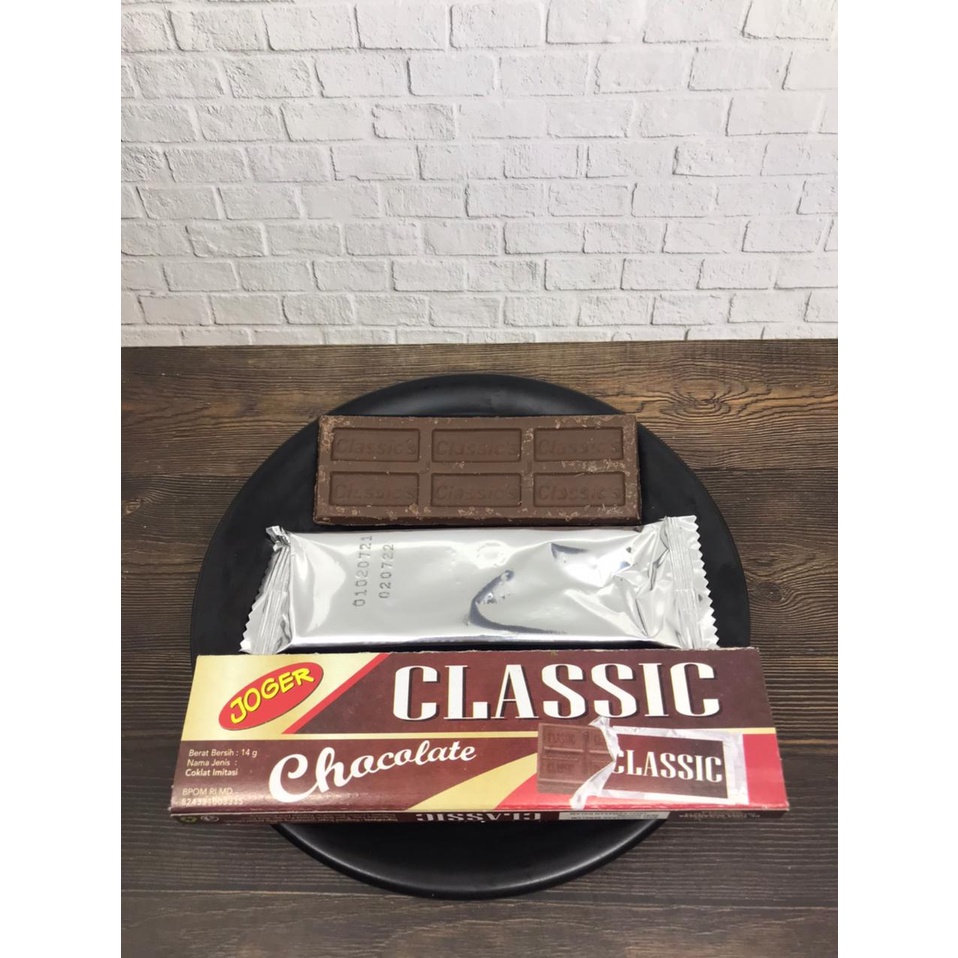 

CLASSIC CHOCOLATE JOGER TERMURAH COKLAT BATANG ECERAN SNACKY MEDAN