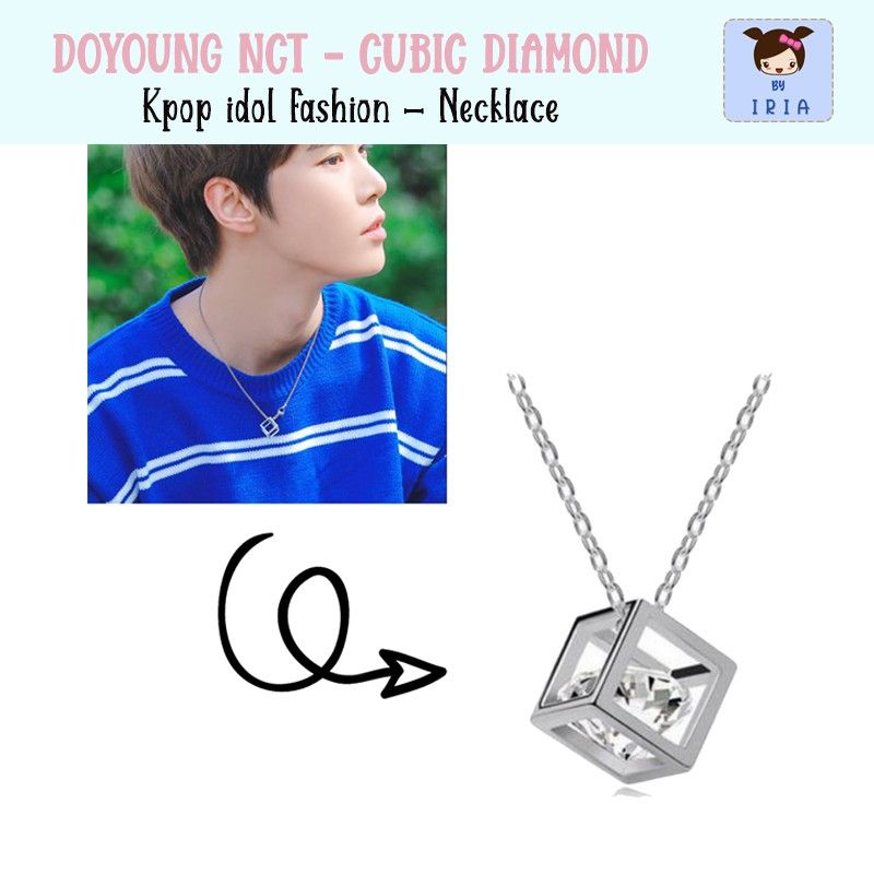 NCT Fashion - Doyoung NCT Cubic Diamond Necklace