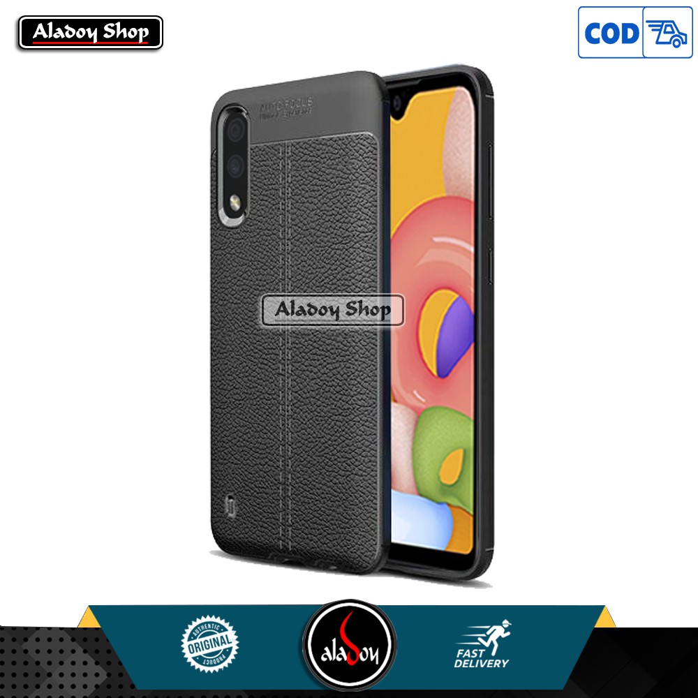 Case SAMSUNG A01 Ultra Slim Autofocus Leather Premium Softcase