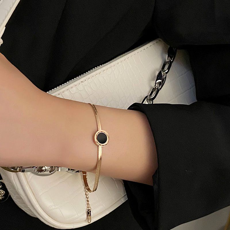 GG Gelang Tangan Snake Chain Titanium#GT-SCES