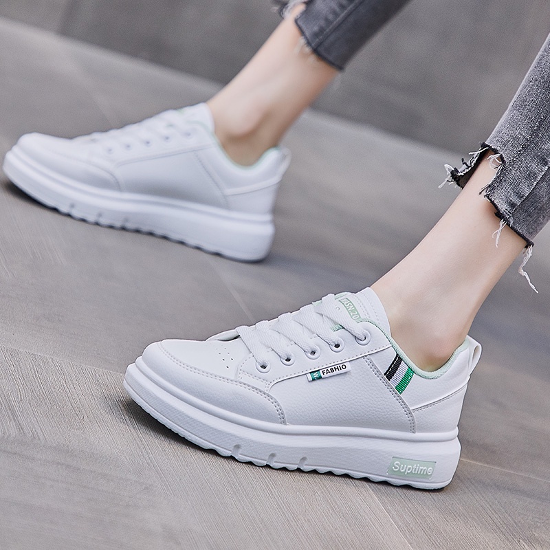 COD [ BAYAR DITEMPAT ] 105 Sepatu Sneakers Wanita Casual ala Korea Import Kualitas Super Premium-5