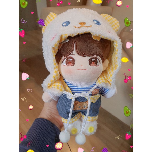 DOLL MELON HENDERY WAYV SET WOTH CLOTHES 20CM