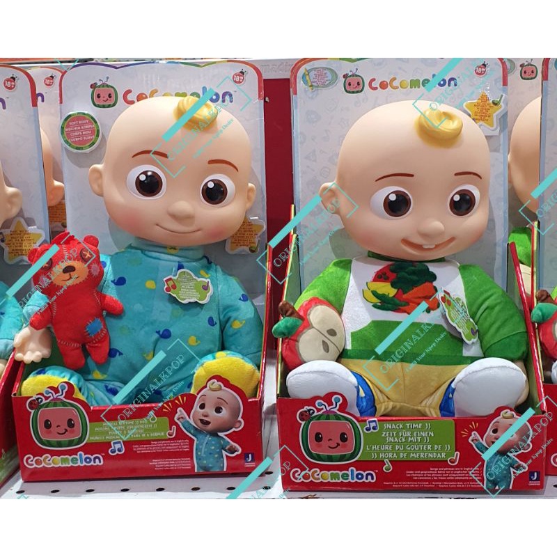CoComelon Official Musical Bedtime JJ Doll, Soft Plush Body – Press Tummy and JJ sings clips from ‘Y