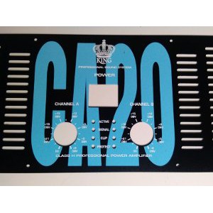 Plat Panel Depan Belakang CA20 Power Amplifier Stereo Tebal Berkualitas Terbaik