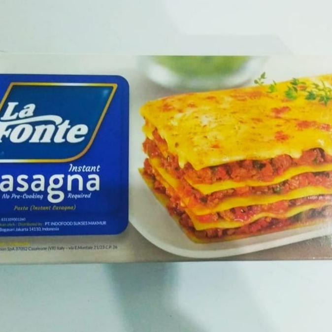 

Terlaris# La Fonte Instant Lasagna 450 Gr/Pasta Lasagna