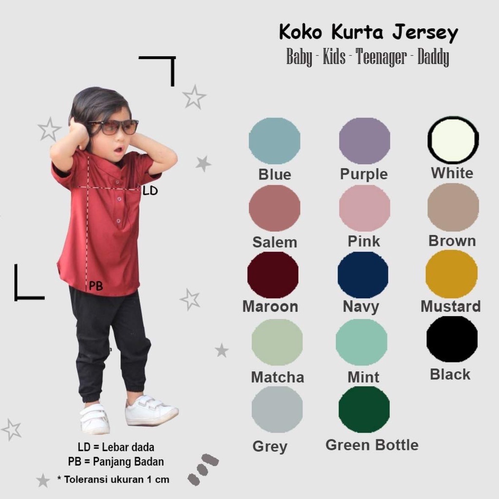 Koko Kurta Jersey Bapak
