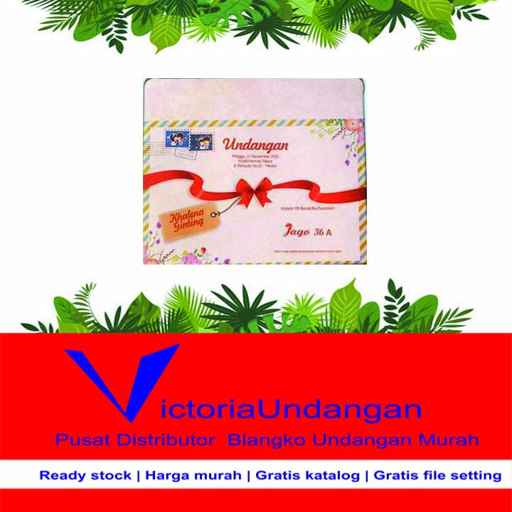Kertas Blangko Undangan Jago seri 36 Model Amplop / Undangan Pernikahan / Undangan Khitan