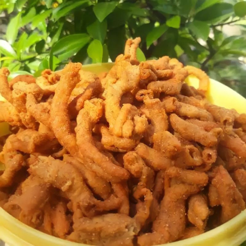 

Keripik Usus Pedas Gurih Kriuk - 150 Gram