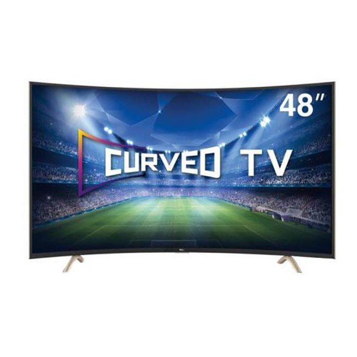 TERMURAH! Free Bracket LED 48 inch  Full HD Smart Curved TV TCL L48P1CFS HDMI