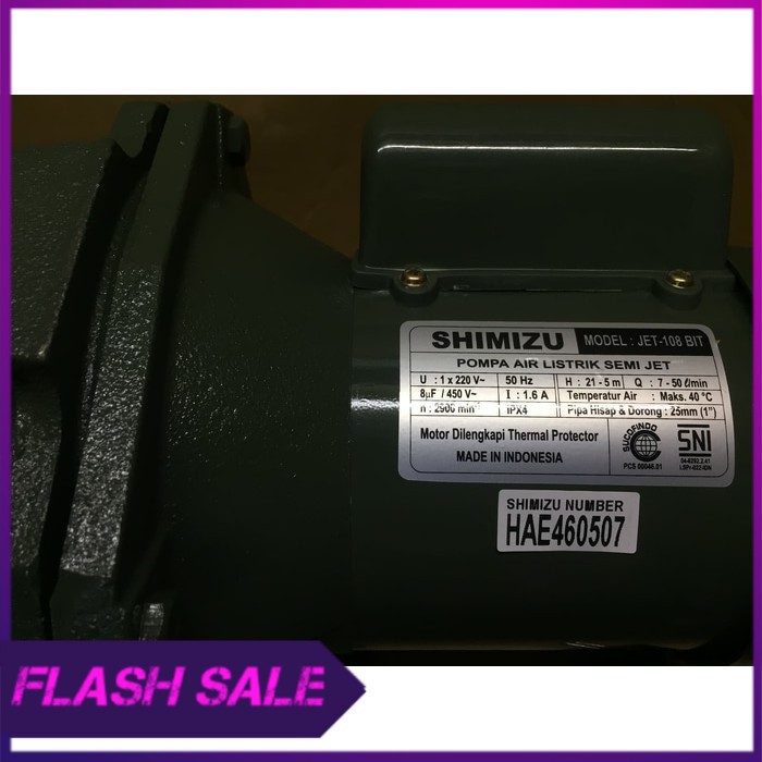 Mesin pompa air semi jet pump shimizu jet 108 bit