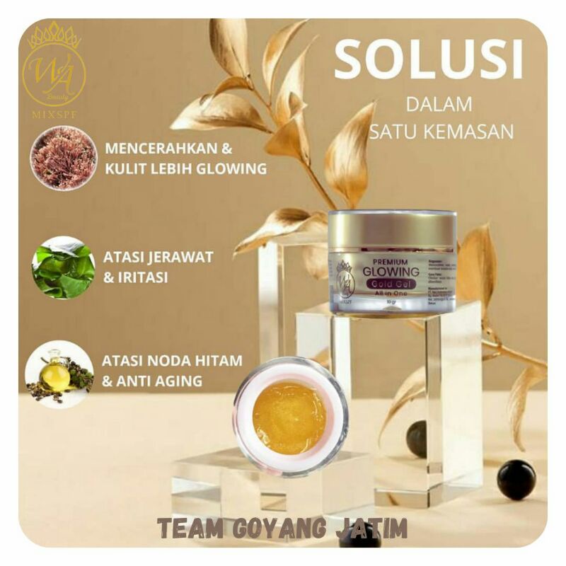 GOLD GEL WA BEAUTY MIX SPF/SKIN BOSTER BPOM DAN HALAL