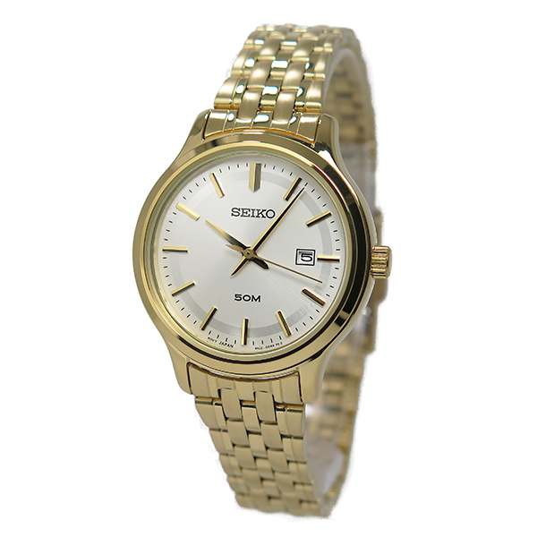 Seiko Ladies SUR792P1 Quartz Gold Ion Polished | Jam Wanita SUR 792