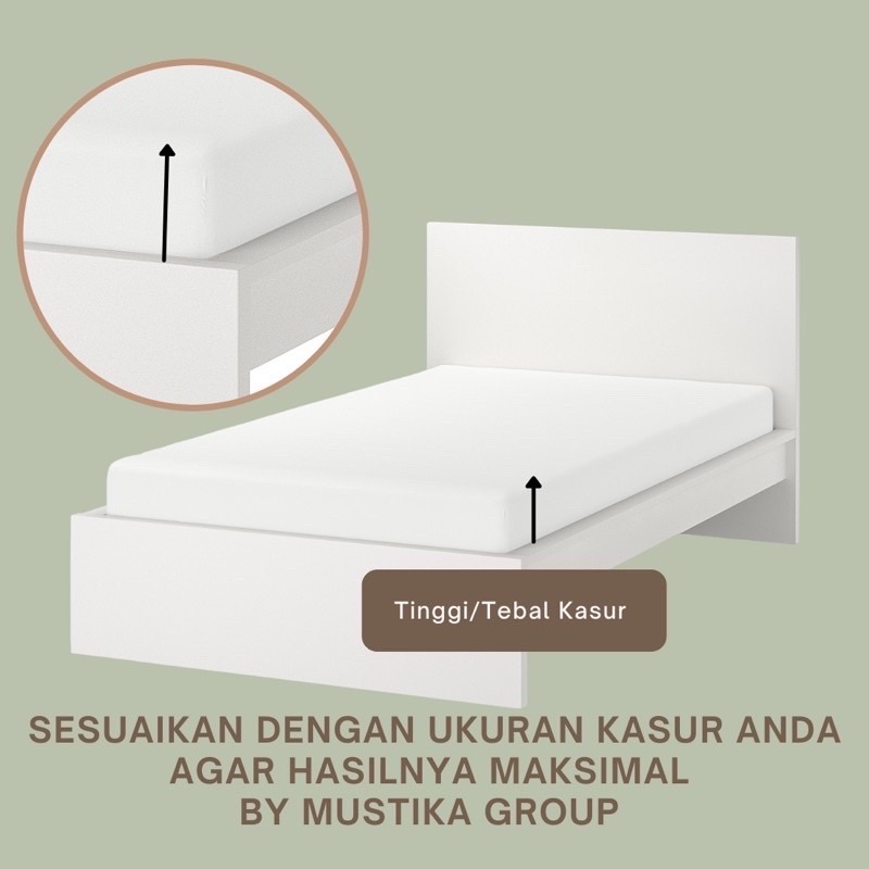 UPGRADE TINGGI SPREI 5CM