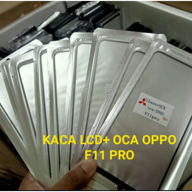 Touchscreen Tc Ts Kaca Depan Glass Oca Kaca  LCD OPPO F11 PRO  ORIGINAL