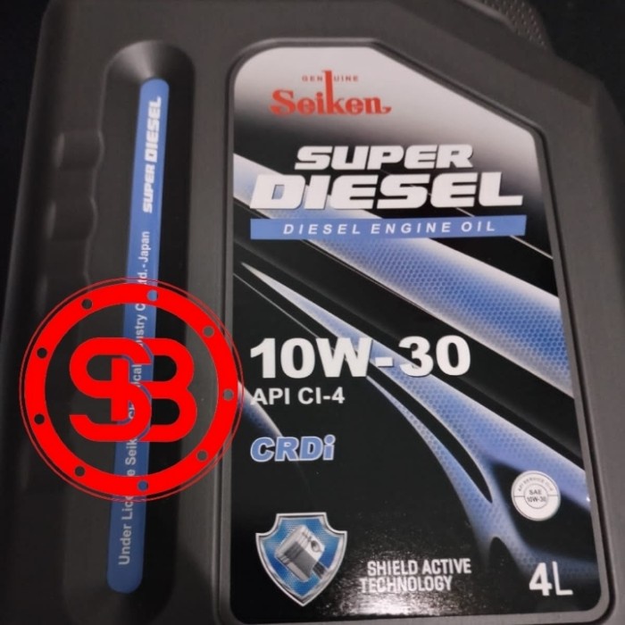 OLI Mesin SEIKEN DIESEL 10W-30 Kemasan 4 LITER