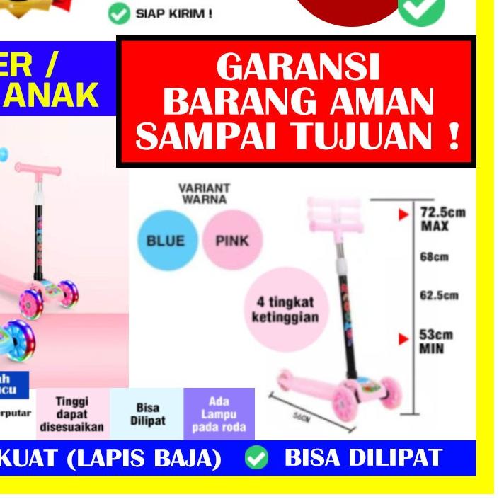 ☜ READY  SKUTER LIPAT ANAK / SKUTER ANAK / SKUTER OTOPET ANAK / SCUTER OTOPED RODA 3 / SKUTER RODA 3