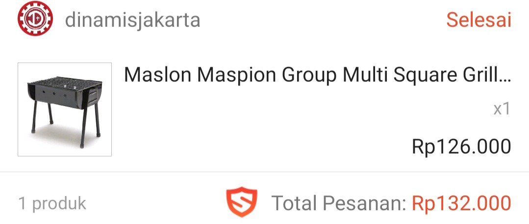 Maslon Maspion Group Multi Square Grill 30 Cm