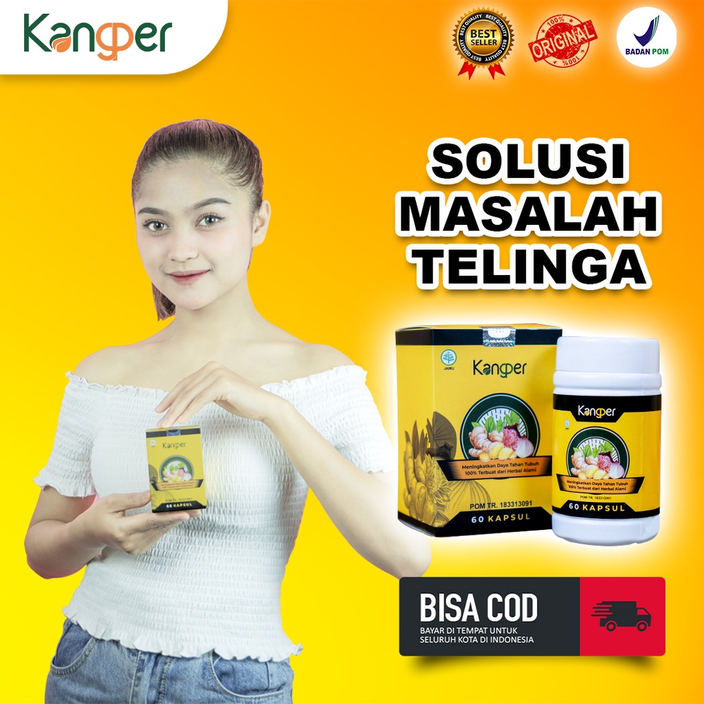 Kangper Kapsul Obat Infeksi Telinga Anak Berdenging Obat Telinga Bayi Gatal Sakit Congek BPOM