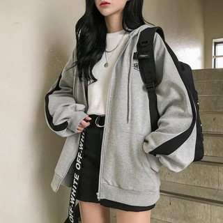 Terbaru Jaket Wanita Gaya Korea Modis Hoodie Fashion Oversize Shopee Indonesia