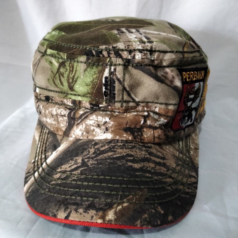 TOPI KOMANDO BORDIR PERBAKIN/TOPI PERBAKIN /TOPI CAMO
