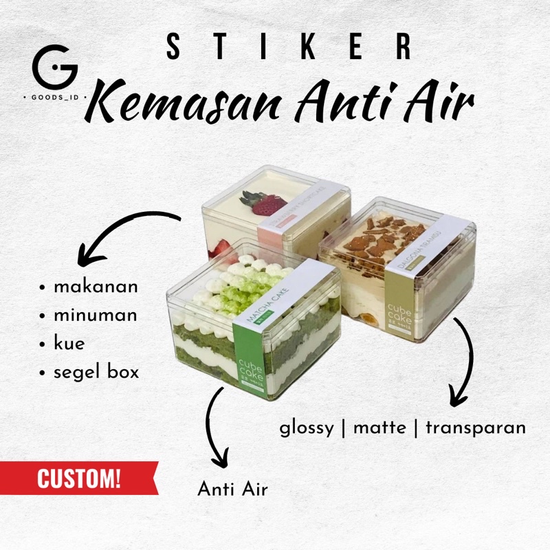 

STIKER VYNIL • label kemasan logo segel & packaging